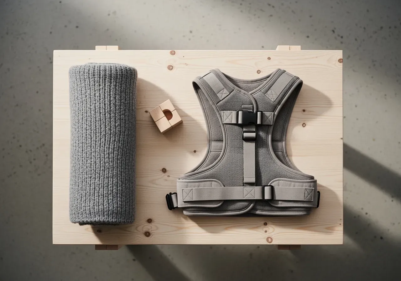 Hållningsväst fotvård och skoskavsskydd