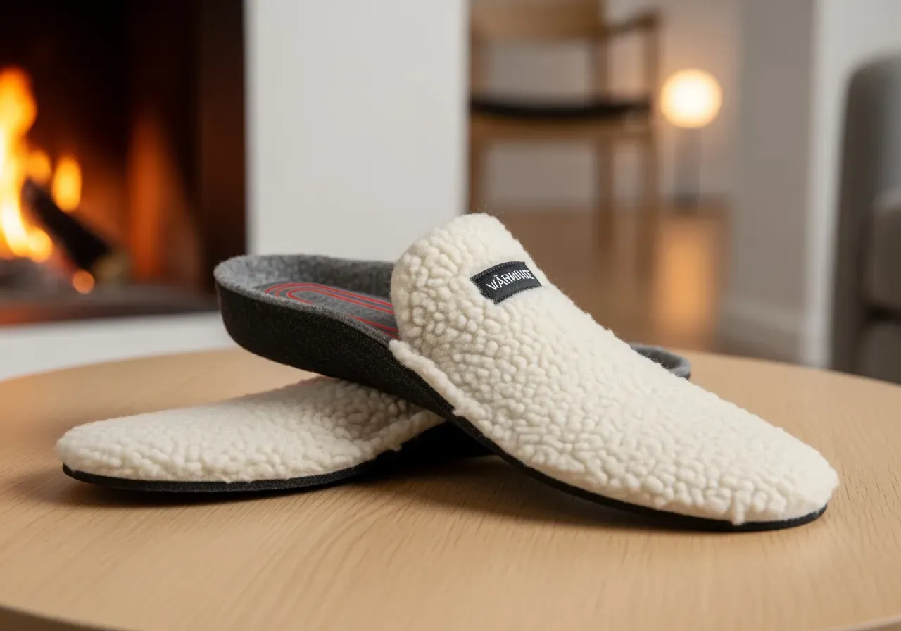 Värmande strumpor och sulor hemma