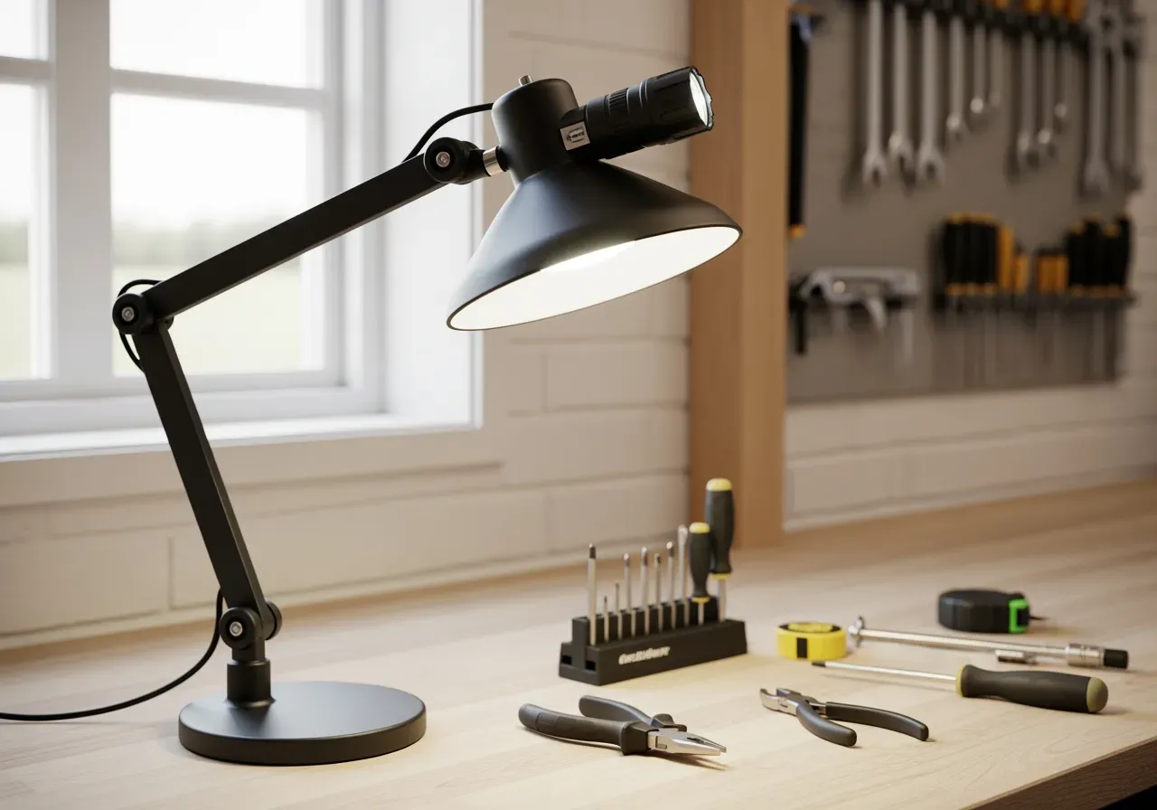 Arbetslampor och ficklampor för hemfix