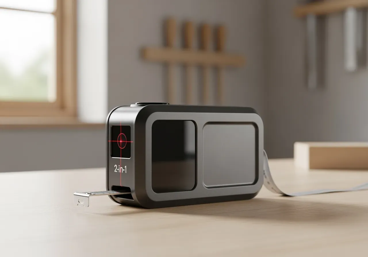 Guide lasermåttband inspektionskamera och bitsats