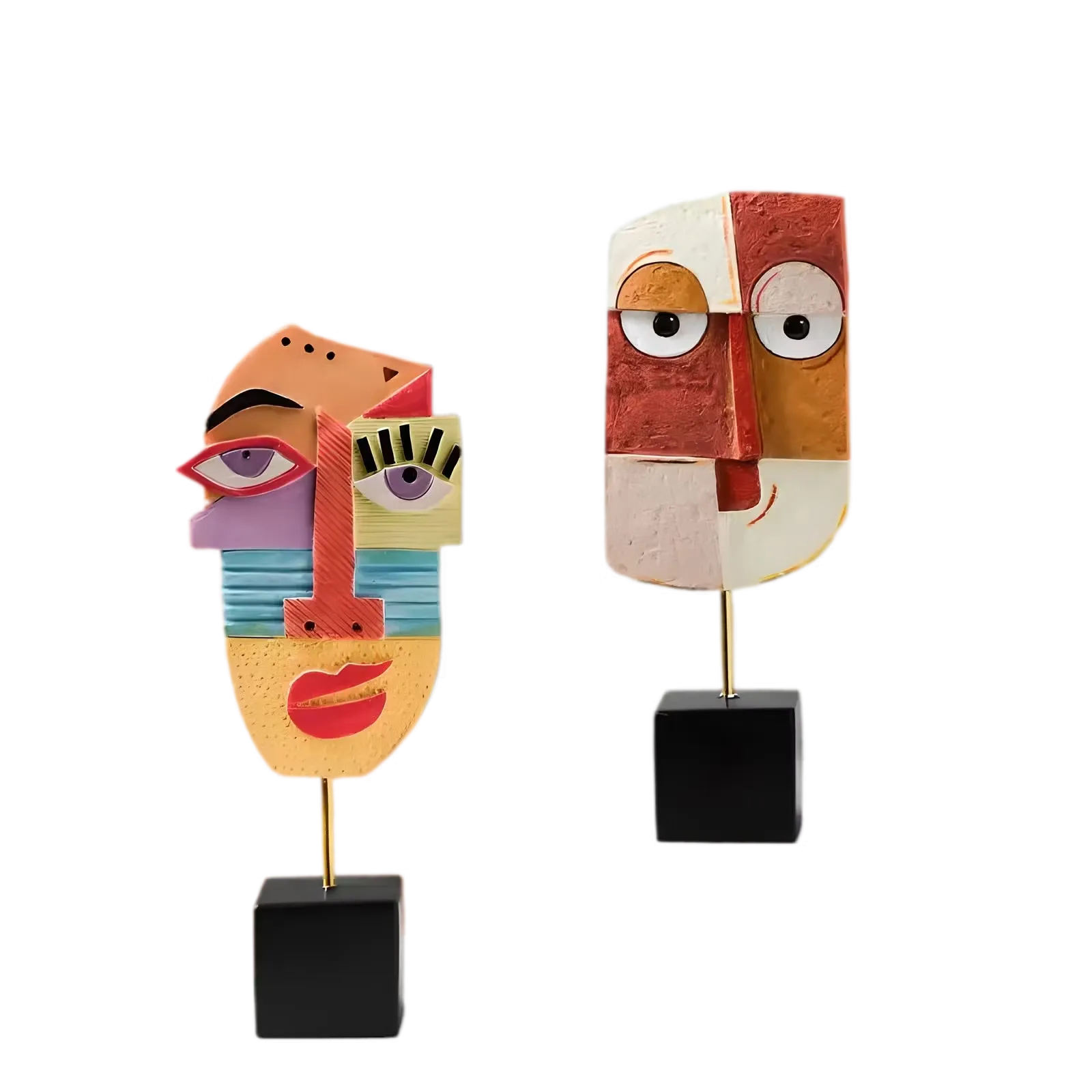 Abstrakt ansiktskonst - Face dekoration