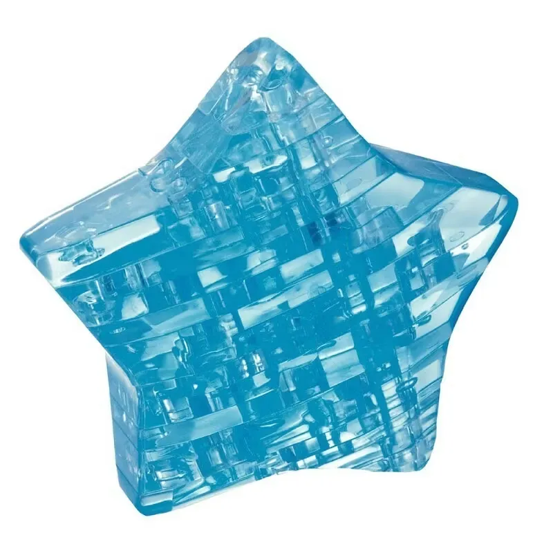 Crystal puzzle blue star 38pcs