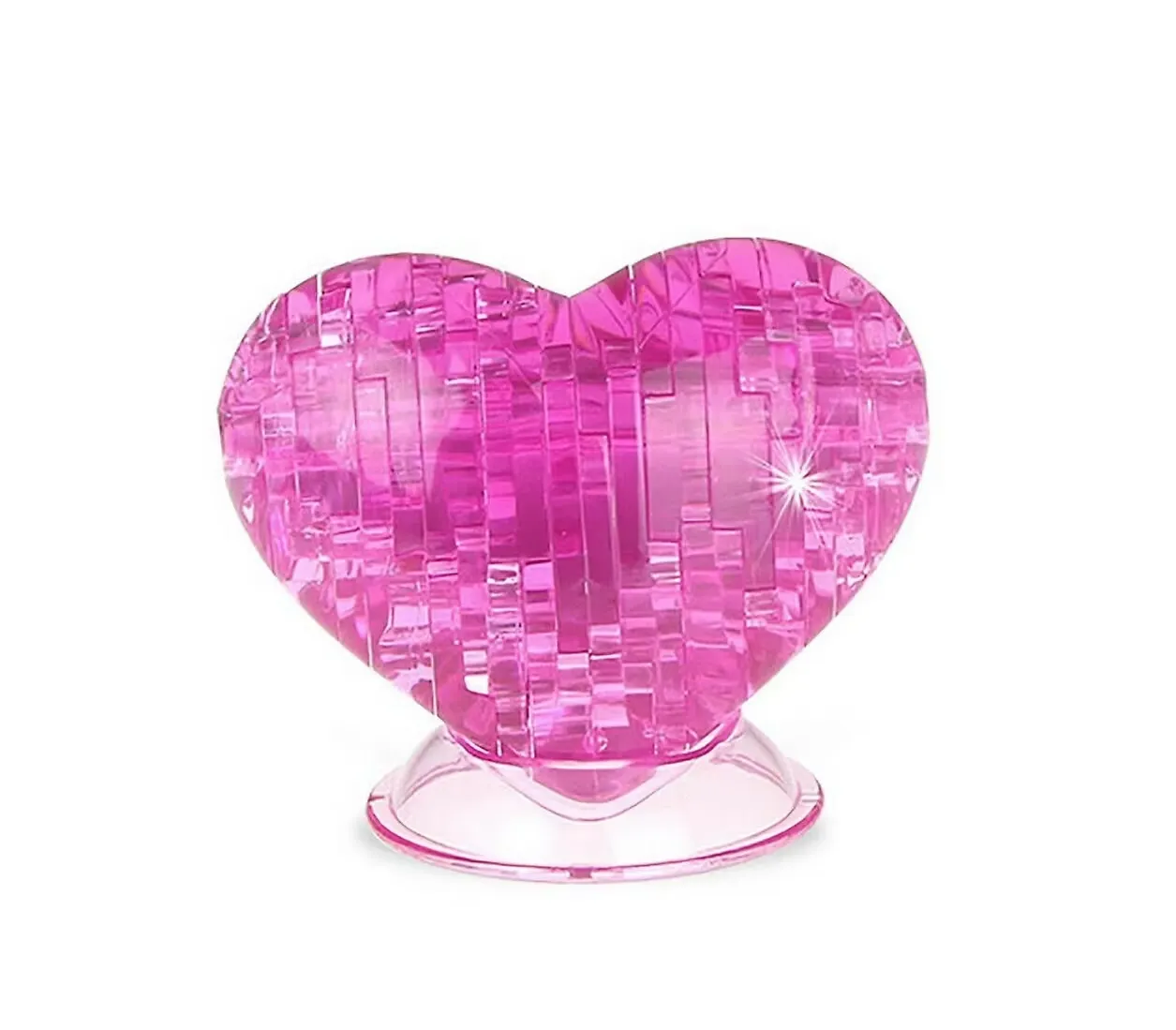 Crystal puzzle heart