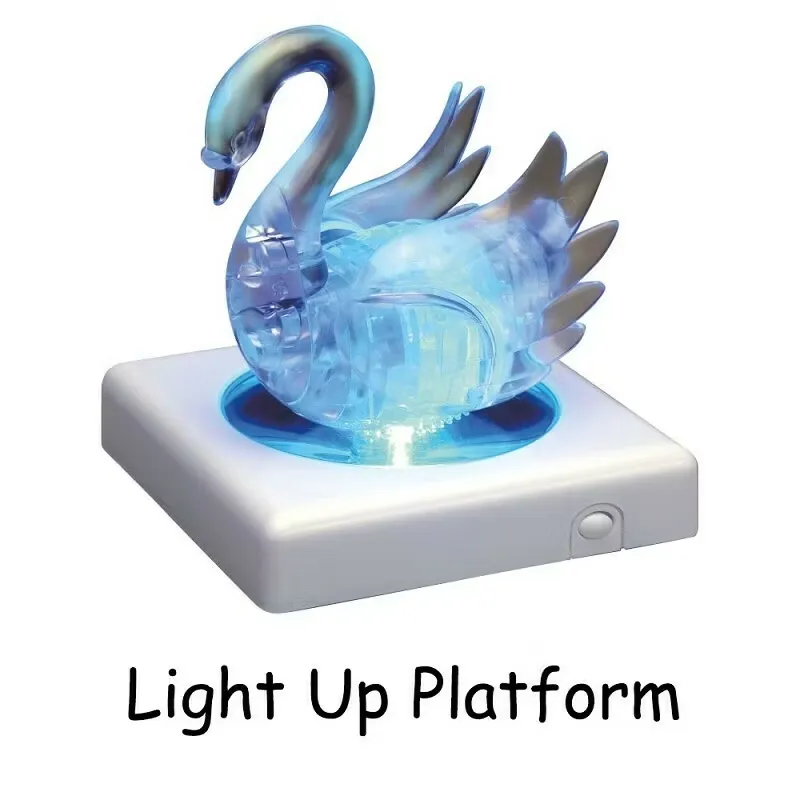 Crystal puzzle light up LED