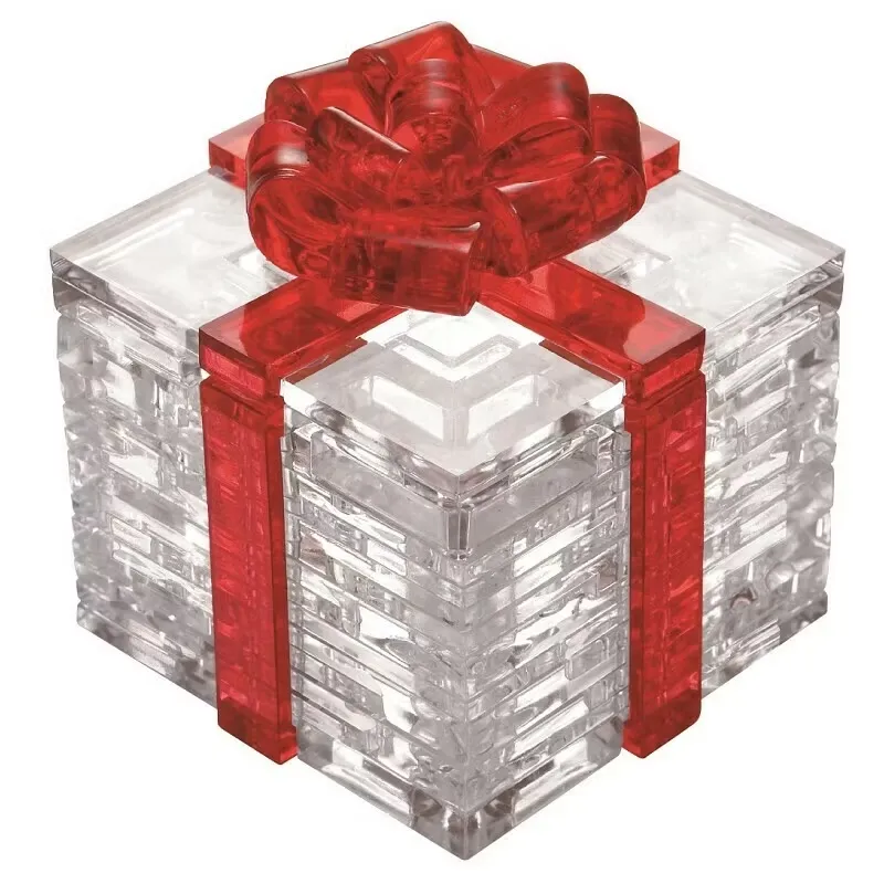 Crystal puzzle red gift box 38pcs