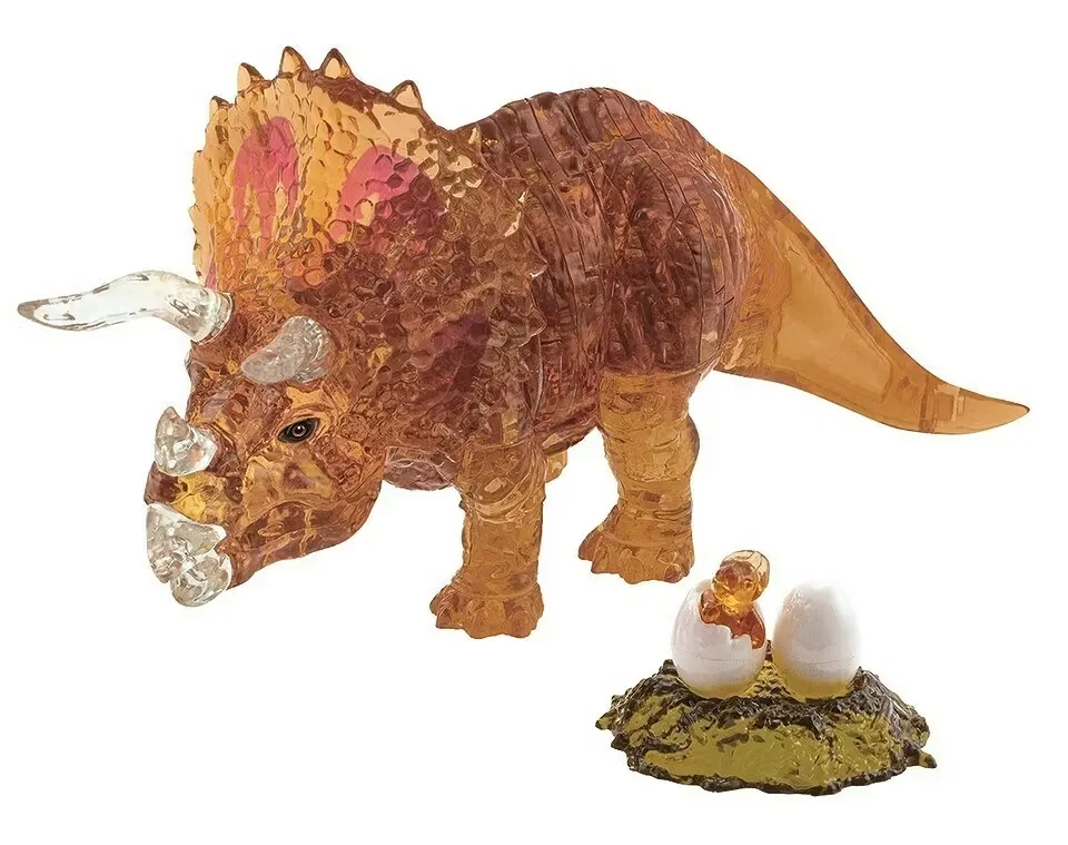 Crystal puzzle Triceratops