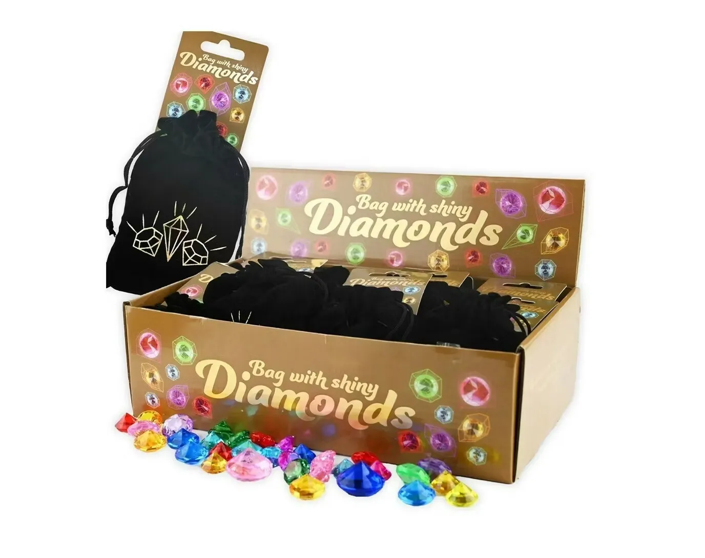 Diamanter i sammetsväska - Diamonds in velvet bag