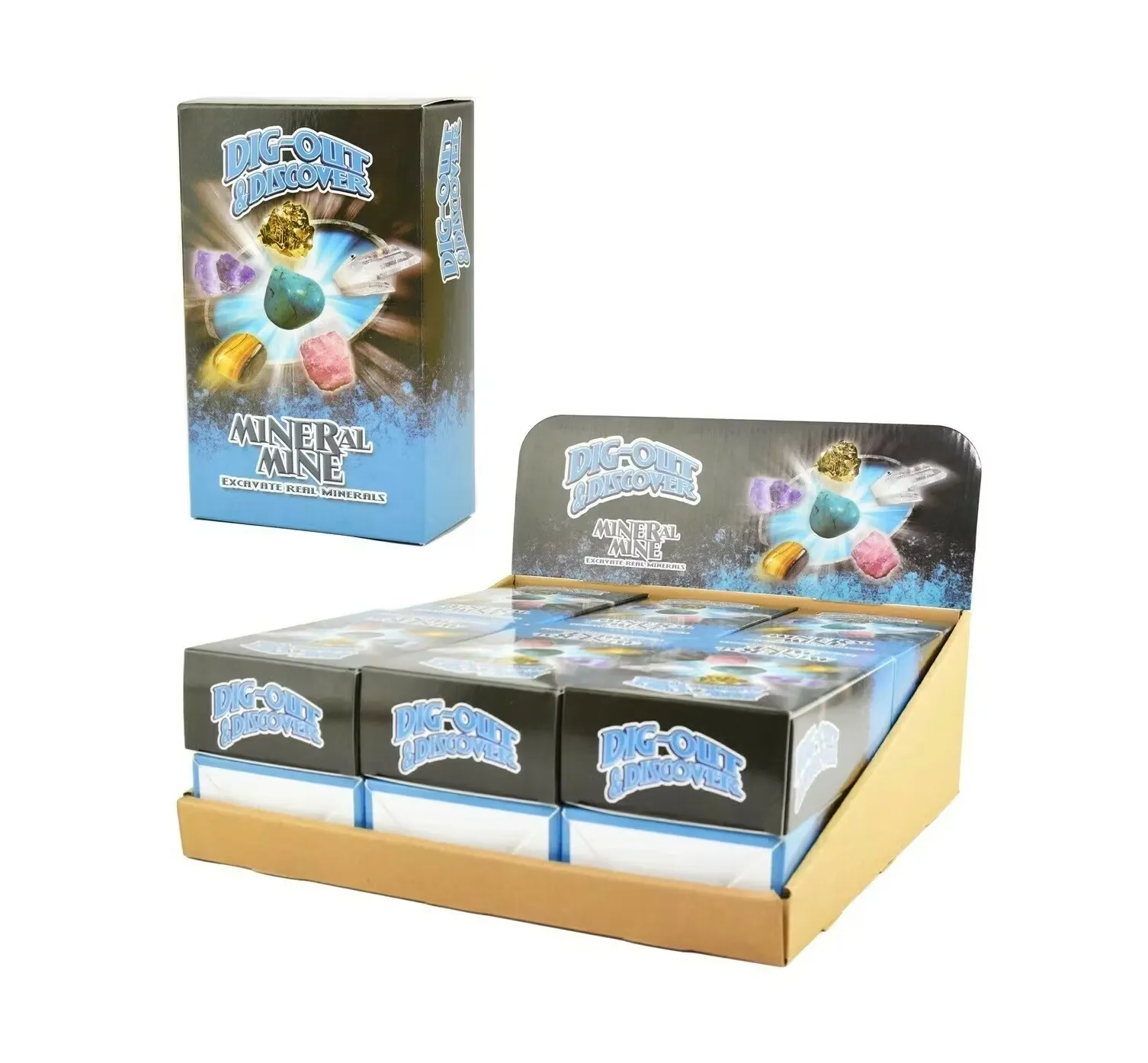 Dig It Out & Discover Mineraler - Ädelstenar