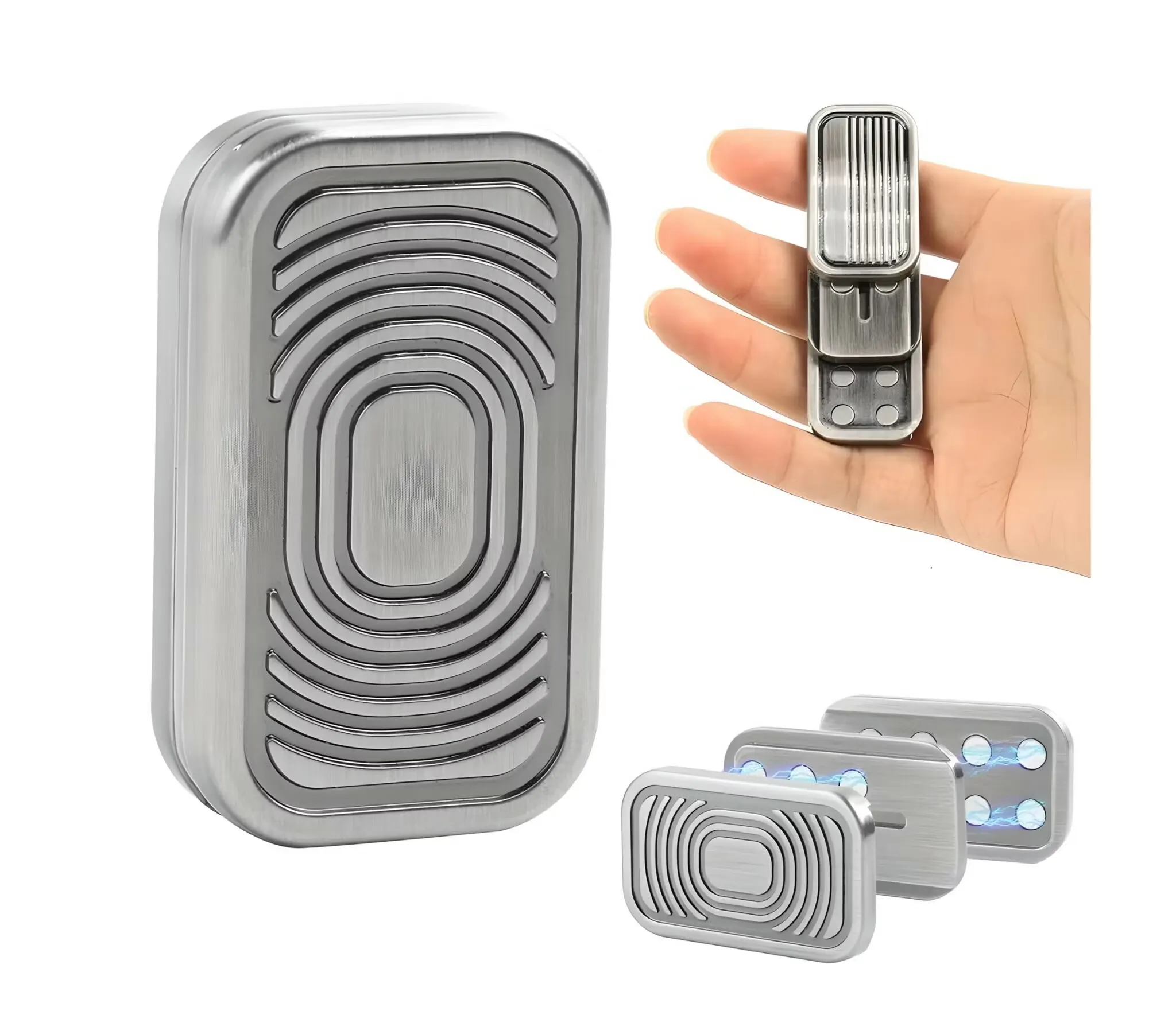 Fidget toy - Metal Push Card Fidget Slider MF-12