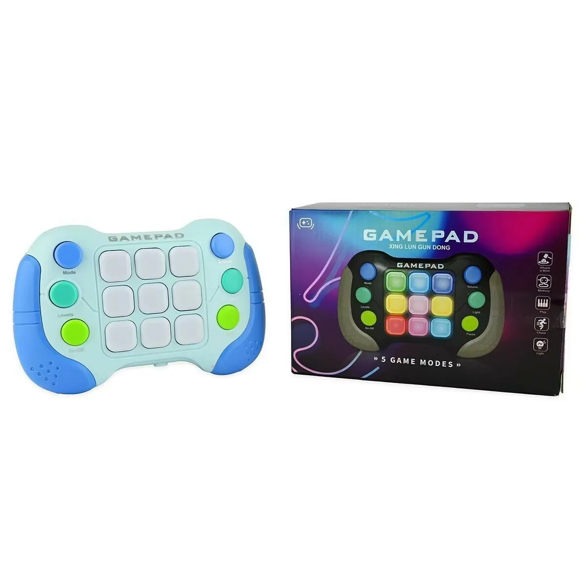 Gamepad med ljus och ljud - GAMEPAD w LIGHT & MUSIC