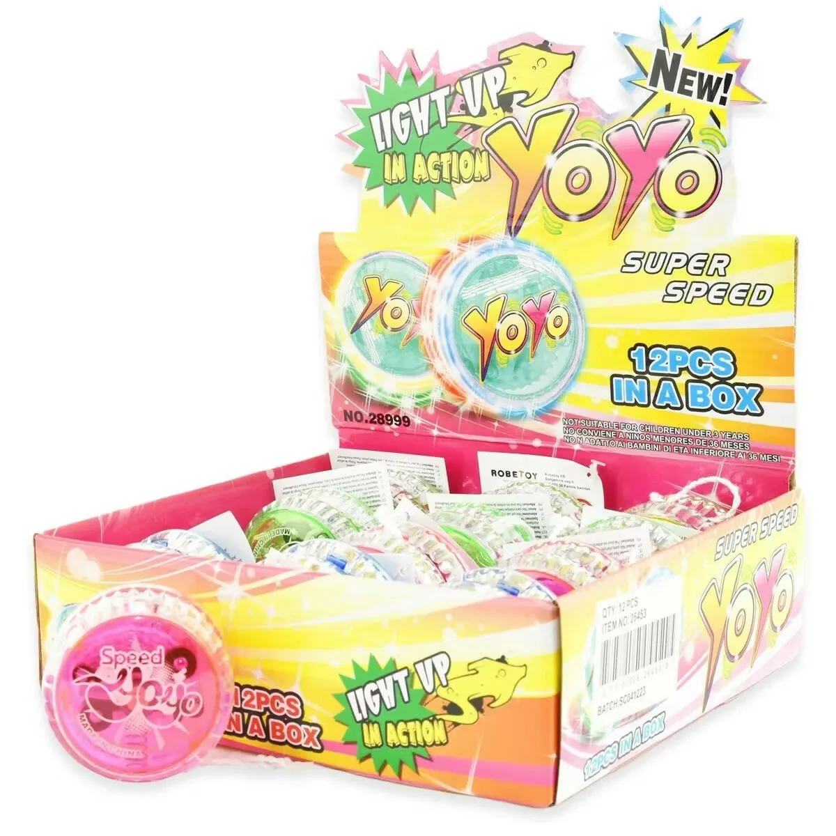 Jojo med Ljus - Yoyo w light 5 cm