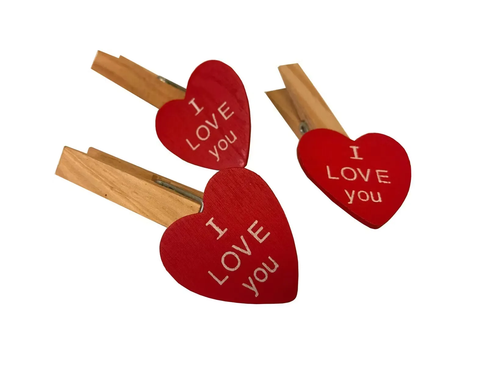 Klädnypor I love you  20-pack