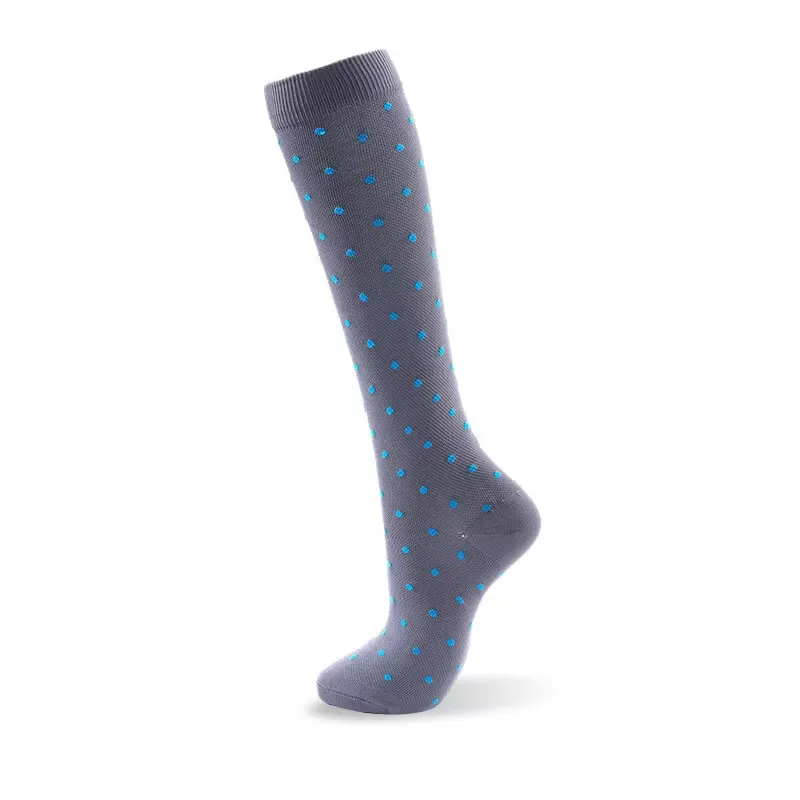 Kompressionsstrumpor Blue dots Nr 146