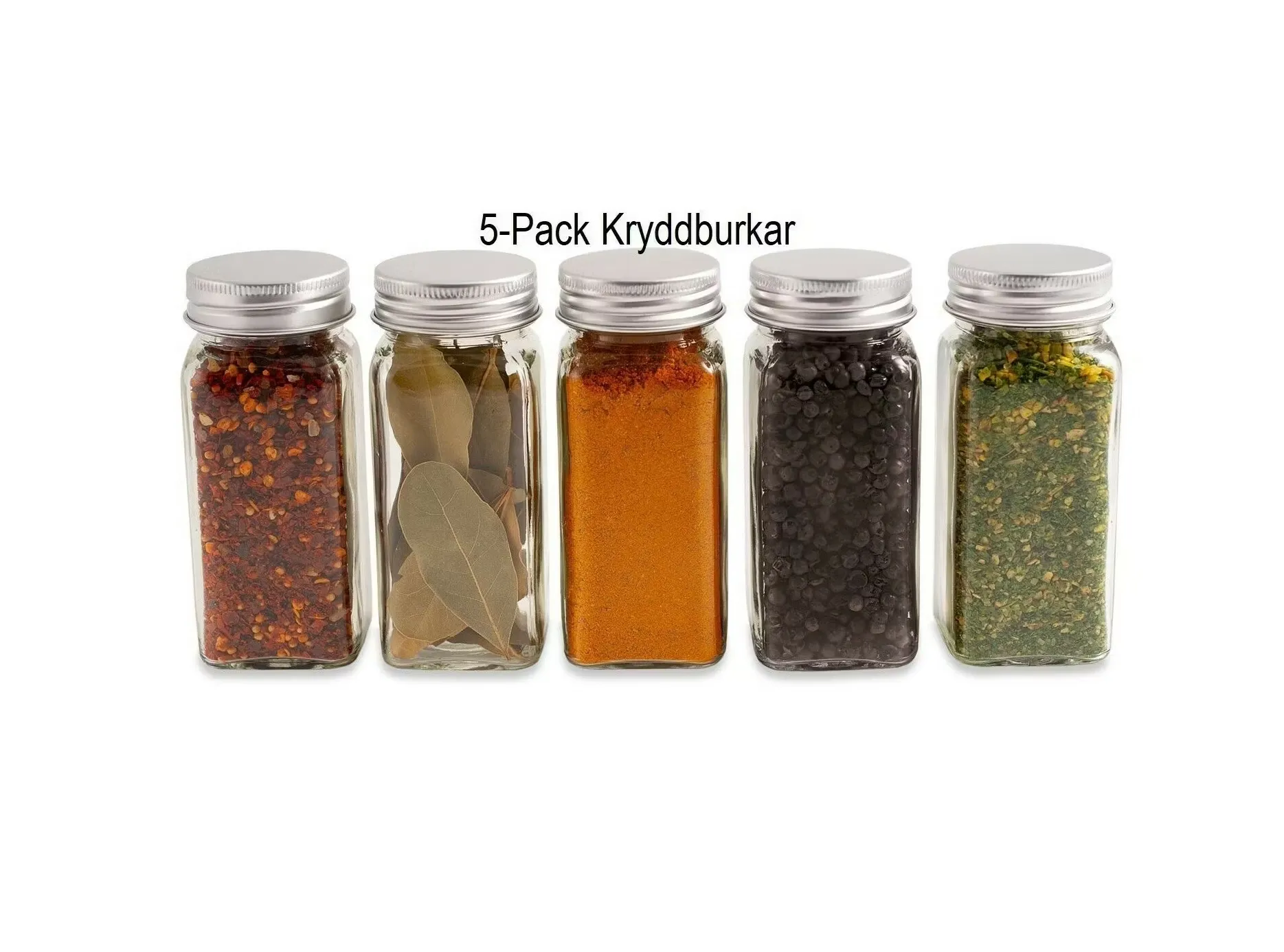 Kryddburkar 5-pack