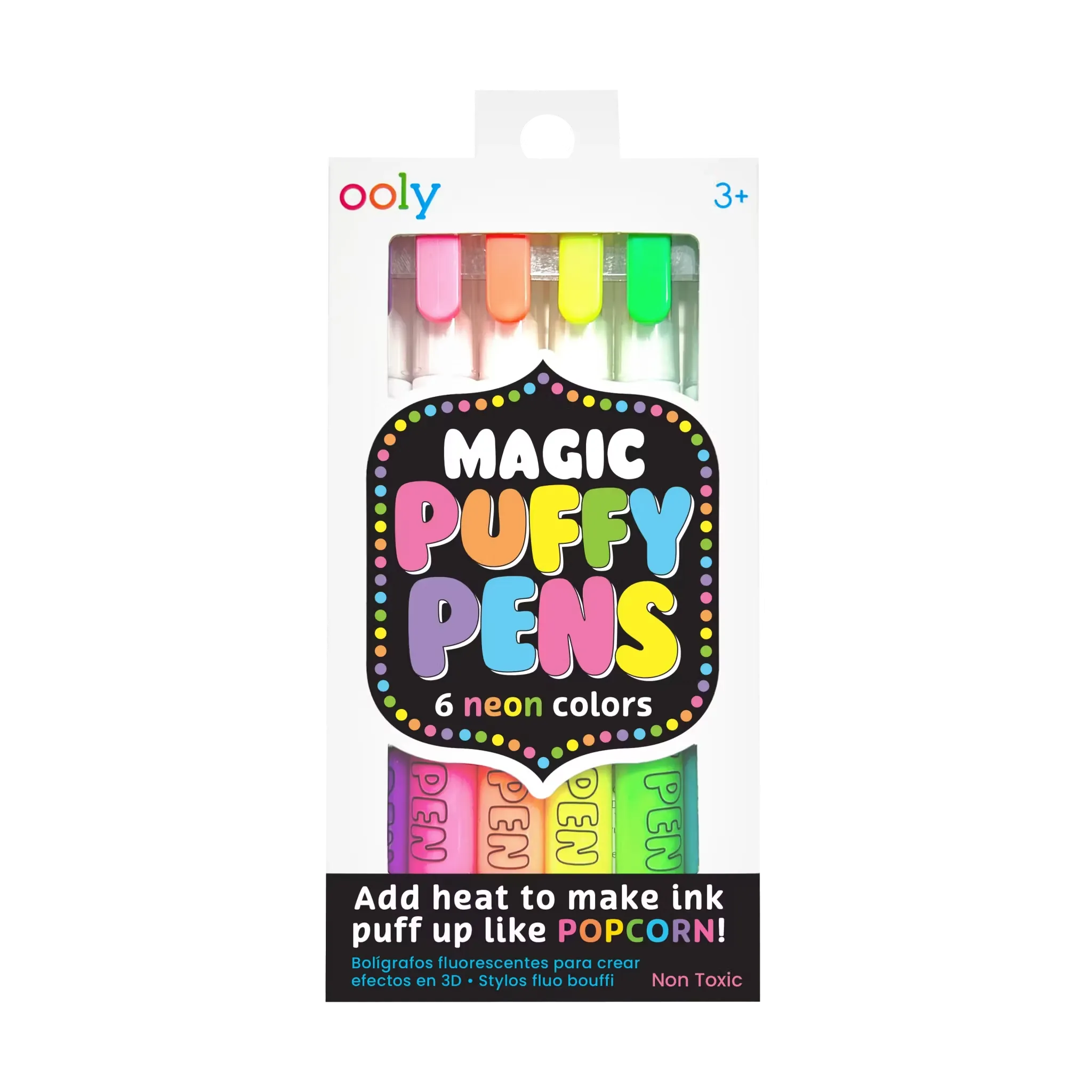 Magic Neon Puffy Pens