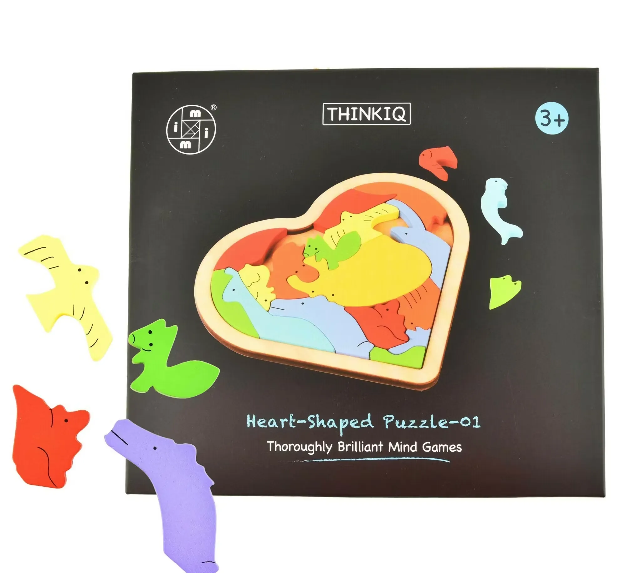 Puzzle hart 19 delar