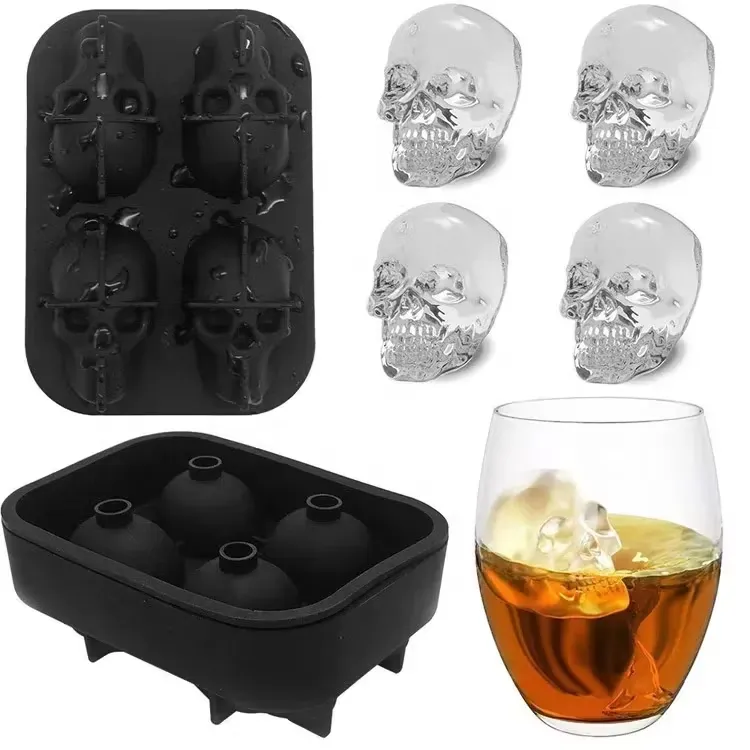 Skull ice cube