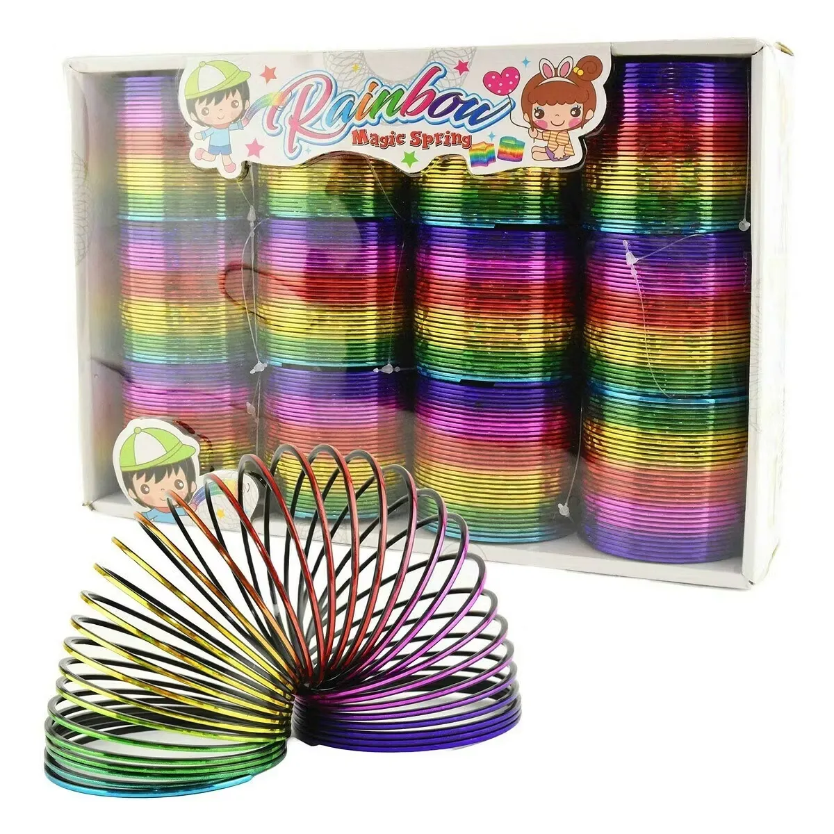 Spring rainbow metallic