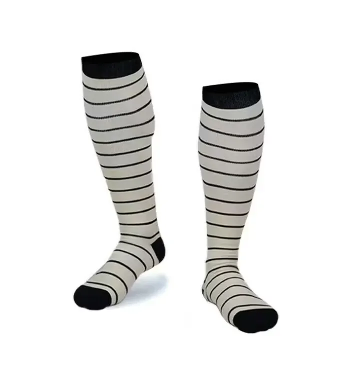 Stödstrumpor Black Stripes Nr 33