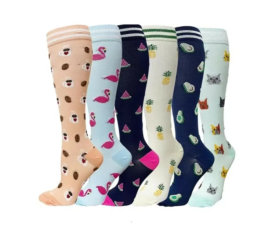 Stödstrumpor Djur & Frukt serie 1