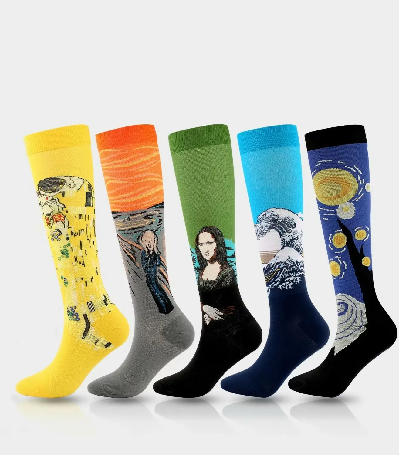 Stödstrumpor med motiv