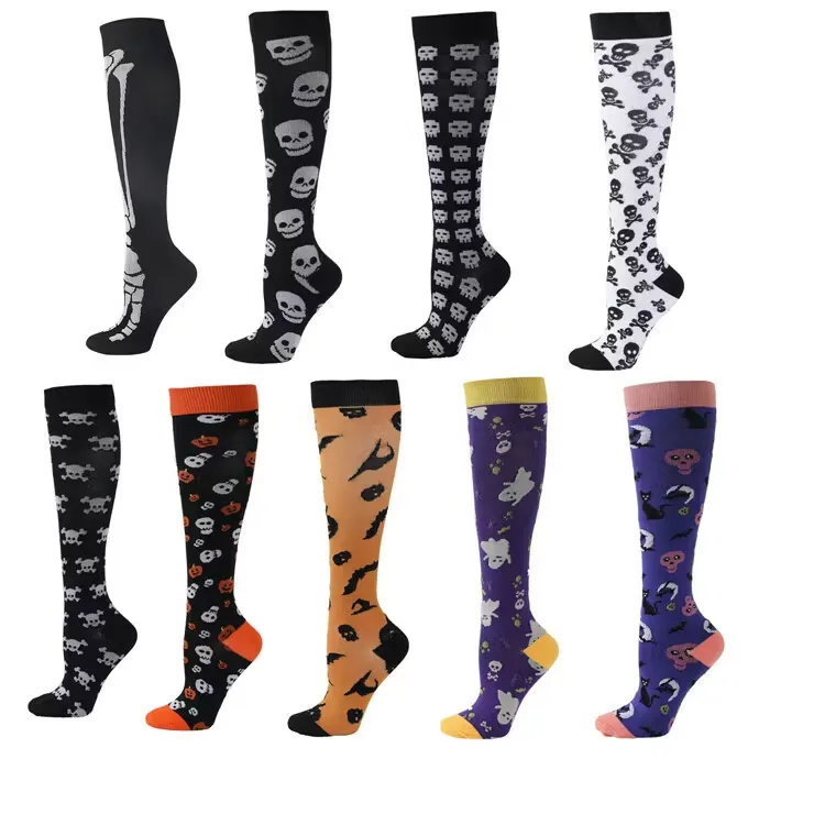 Stödstrumpor Skull and Ghosts