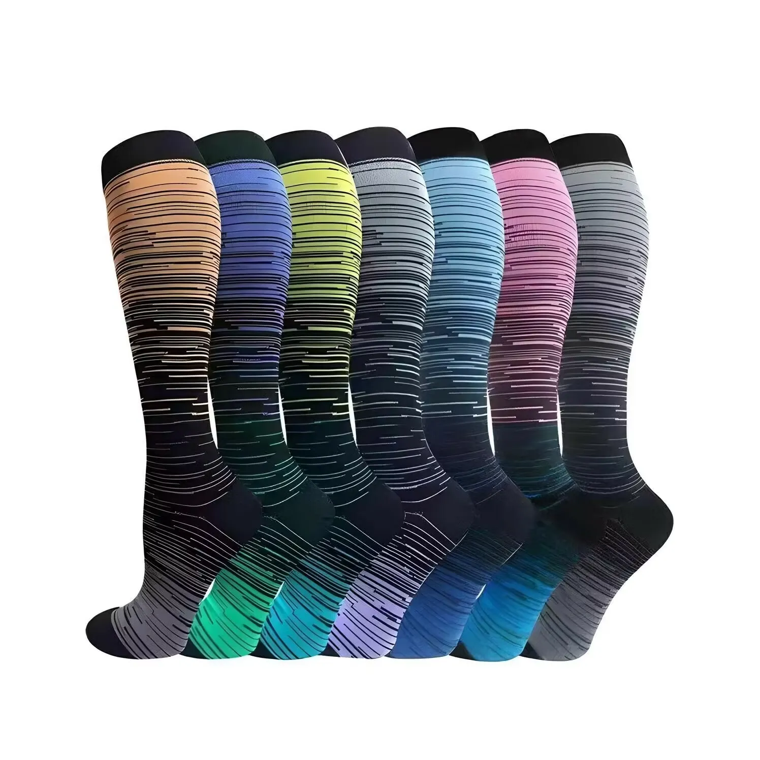 Stödstrumpor Soft Touch Melerade