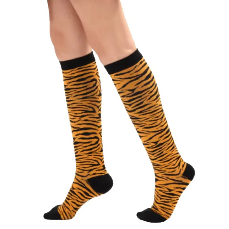 Stödstrumpor Zebra Gul Nr 128