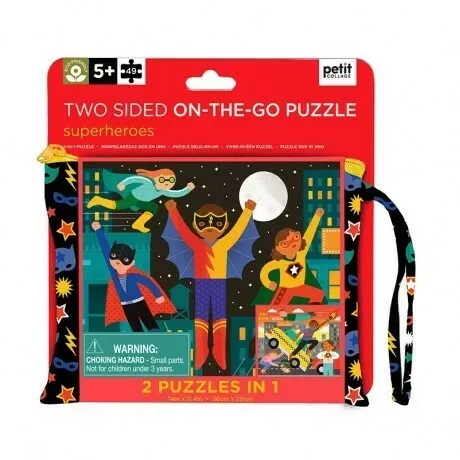 Tvåsidigt pussel Superhjältar