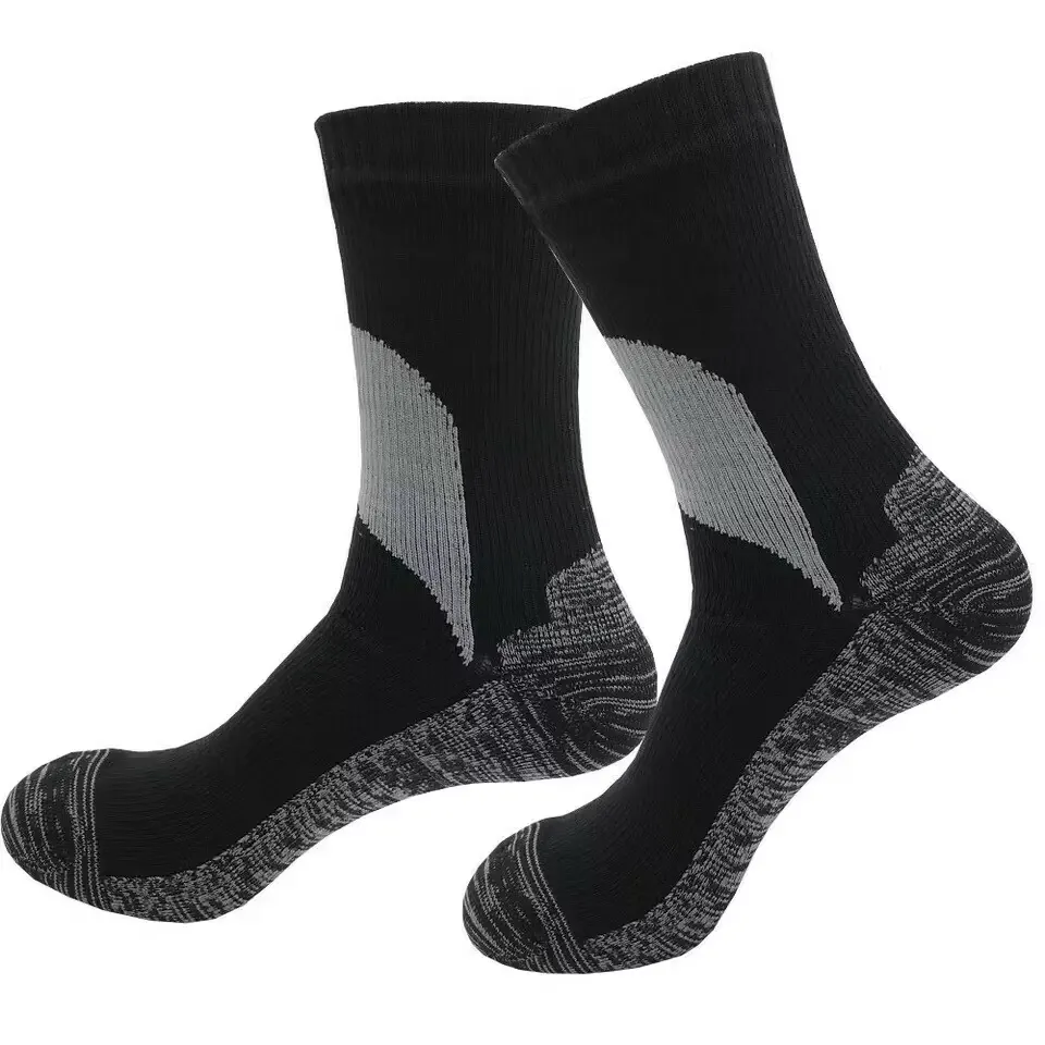 Vattentäta Strumpor Svart-Gråa Nr 6