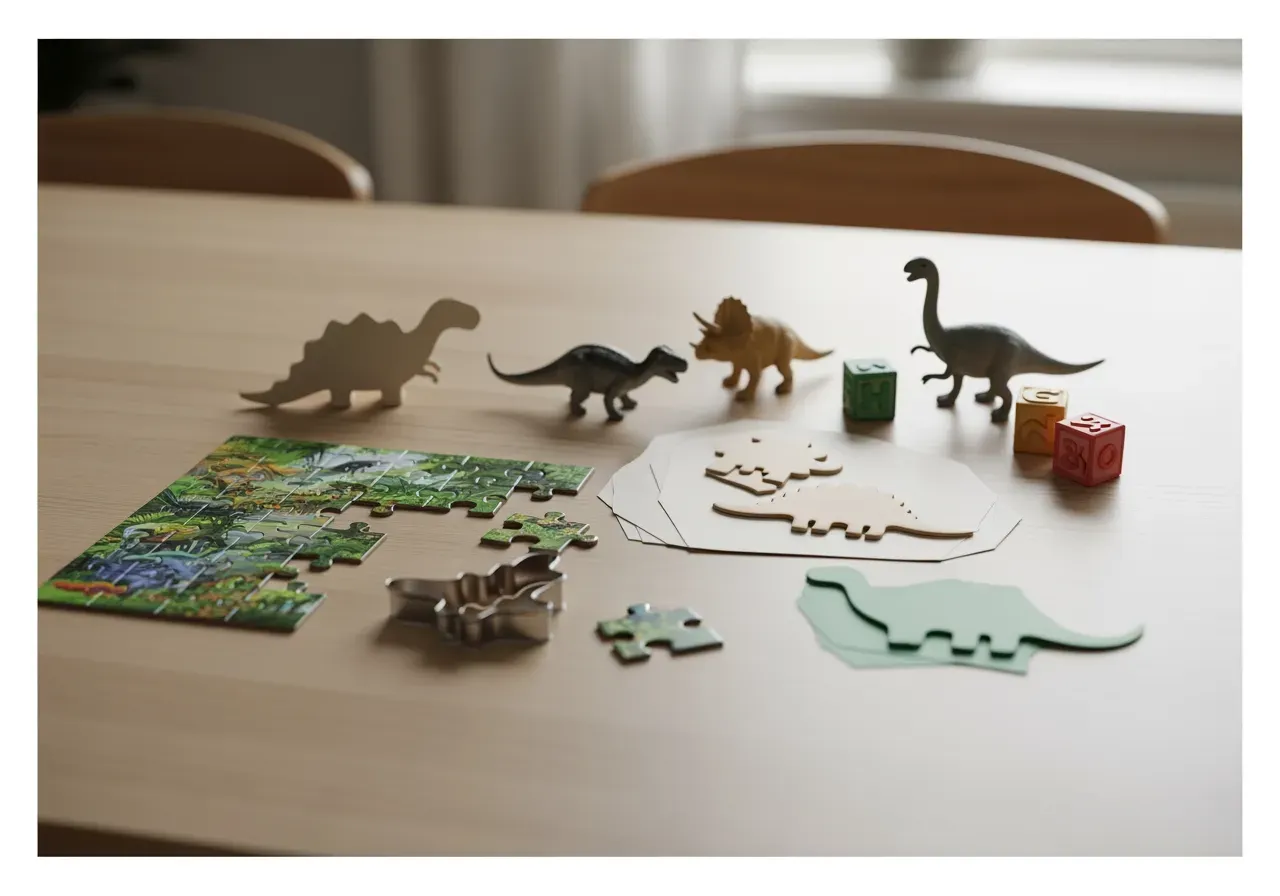 Roliga dinosaurieklurigheter för nybörjare