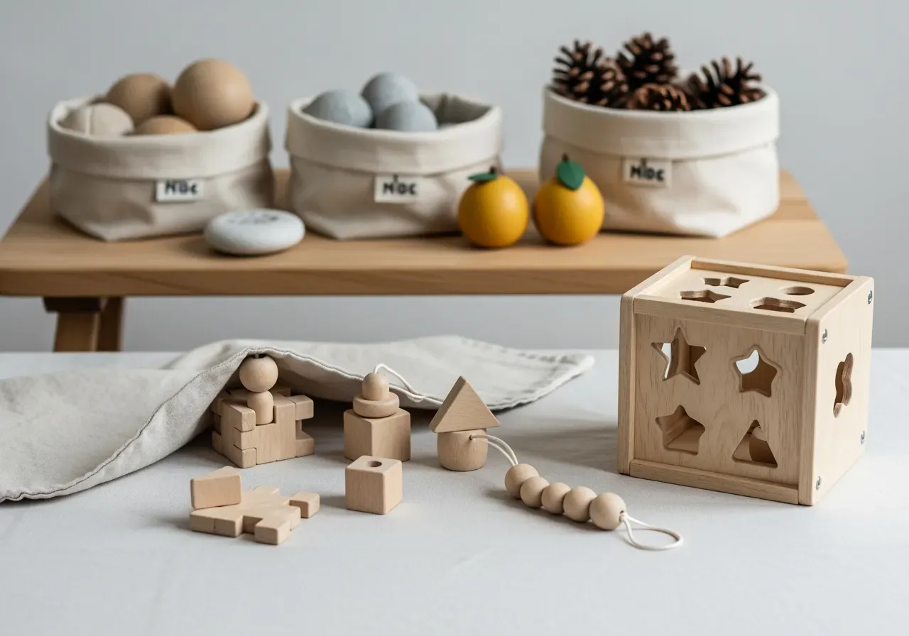 Finmotorik med tittut och marknad