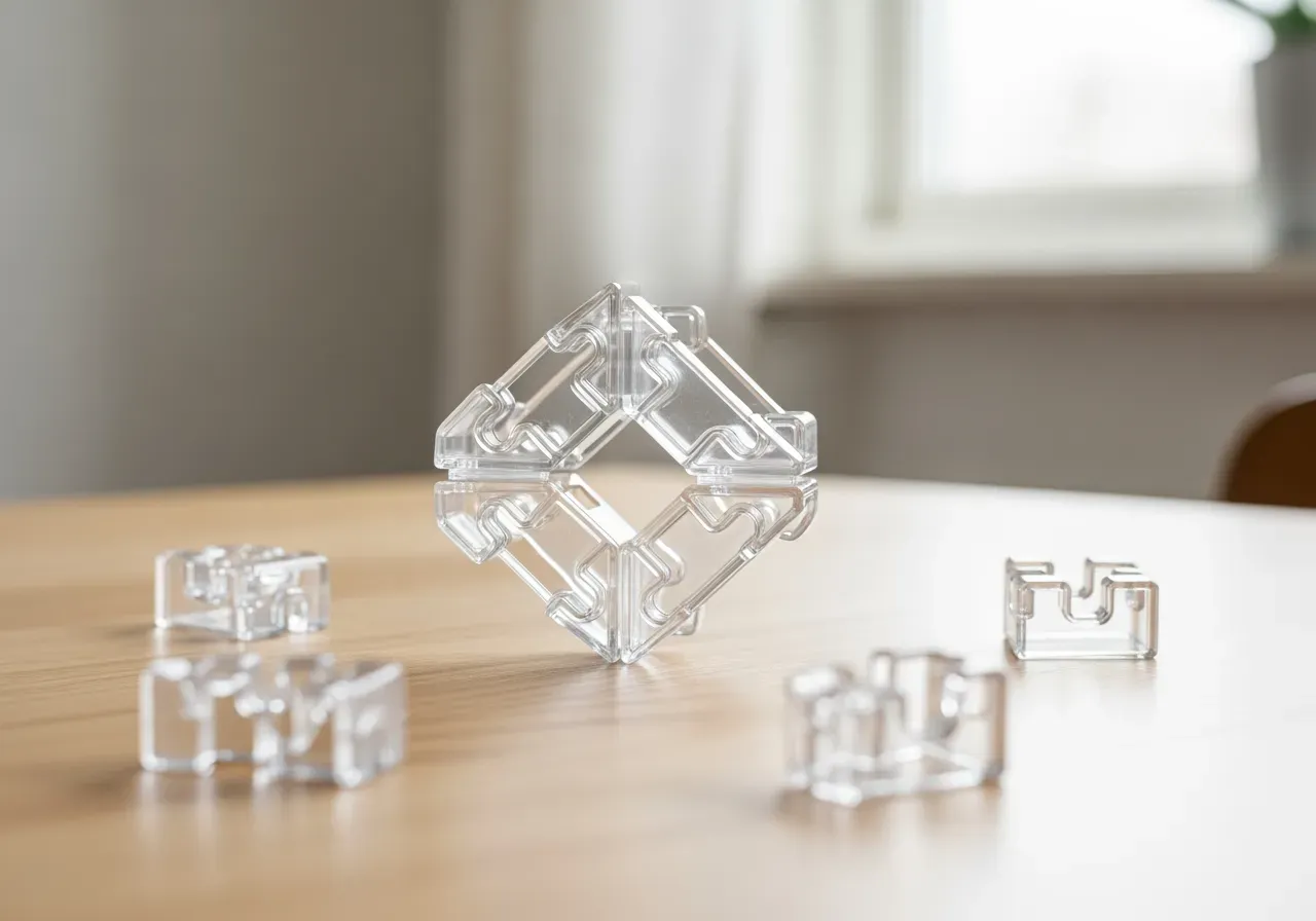 Kristallpussel i 3D för nybörjare