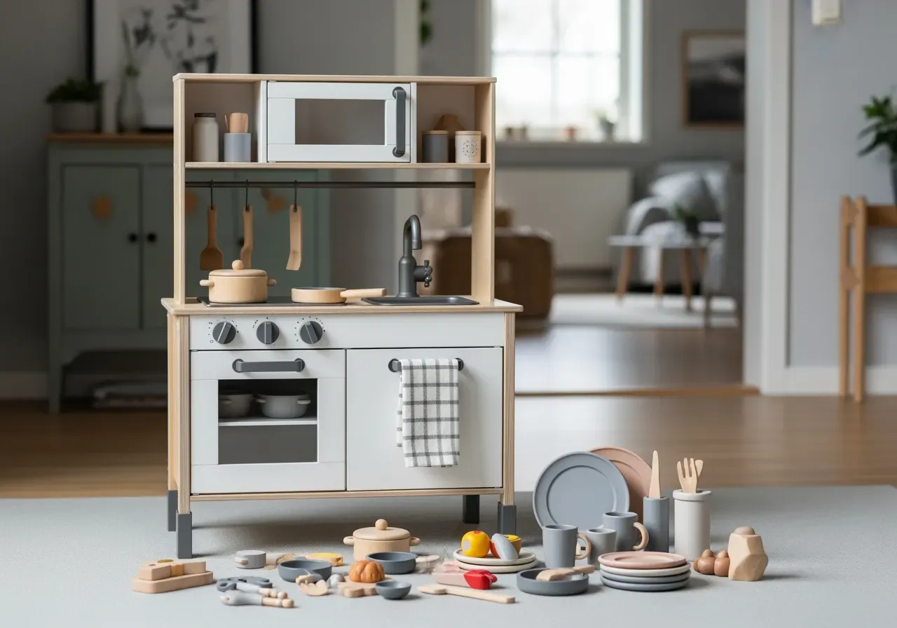 Leksakskök och köksleksaker för barn