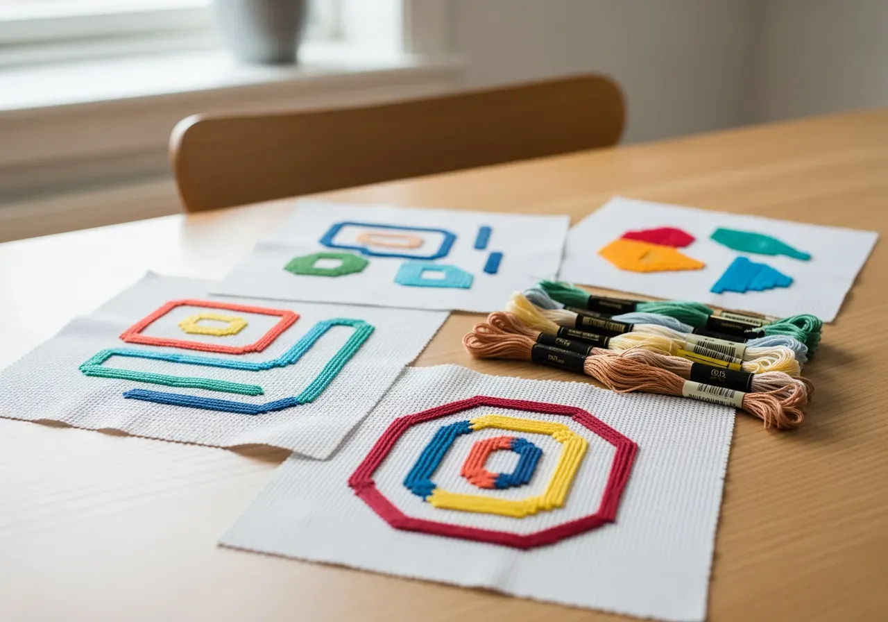 Nåltavlor för nybörjare i färg