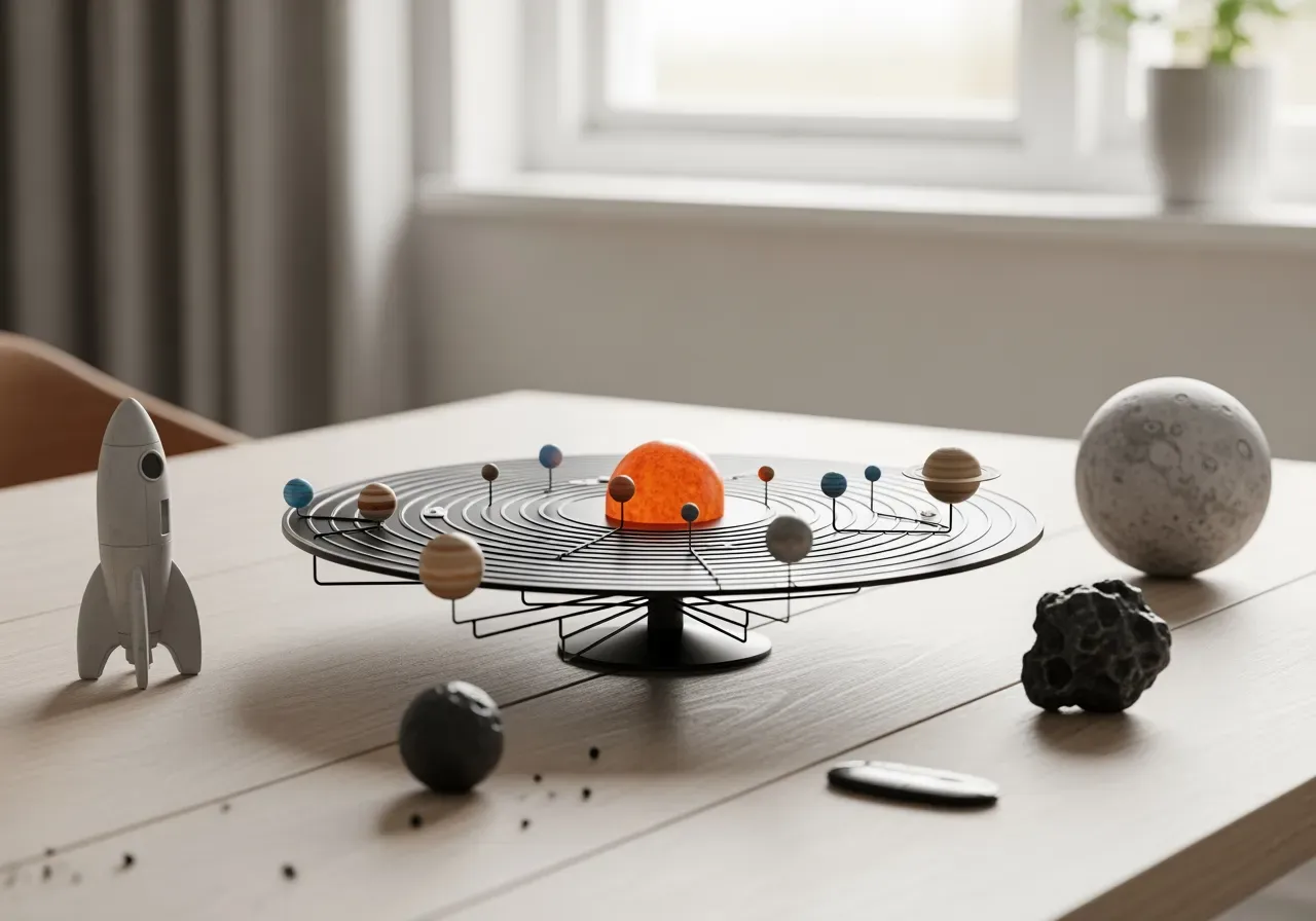 Rymdset och solsystem för nybörjare