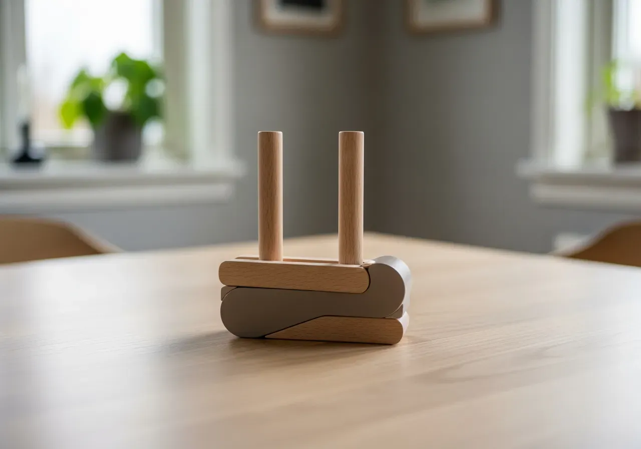 Skjutreglage som fingerleksak för nybörjare