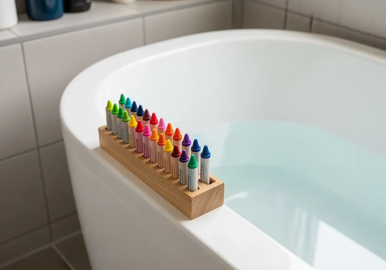 Badkritor för trygg lek i badet