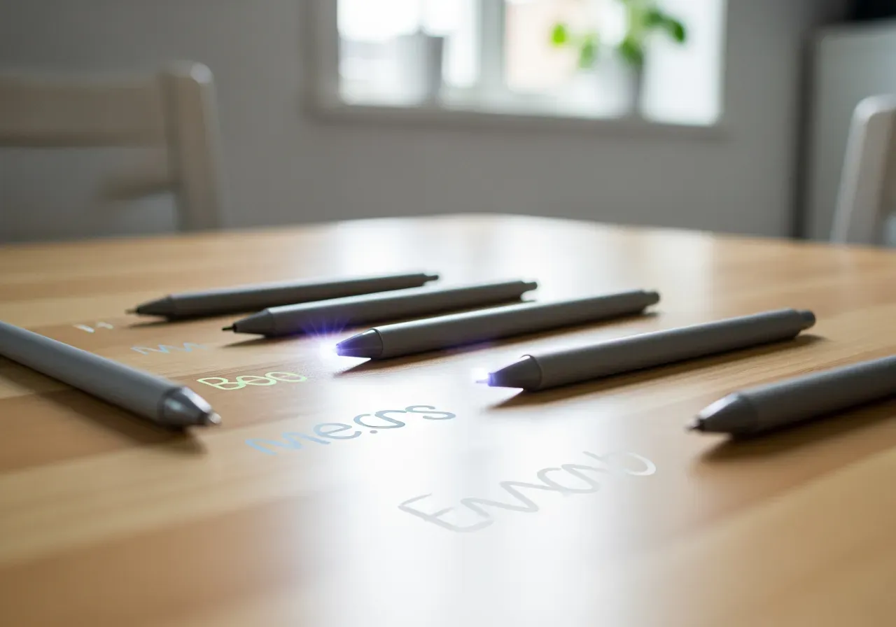 Effektpennor för nybörjare med glow