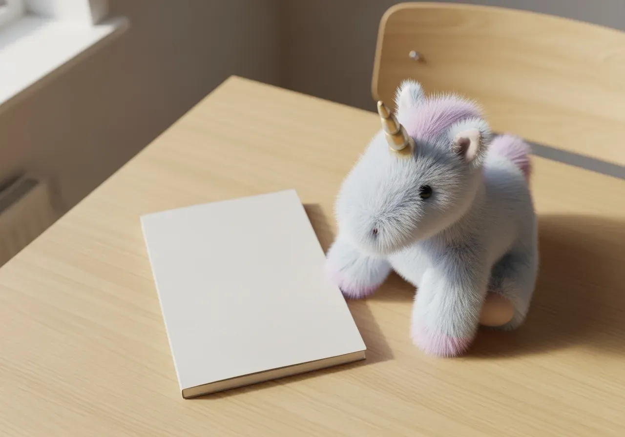 Fluffiga anteckningsböcker för barn