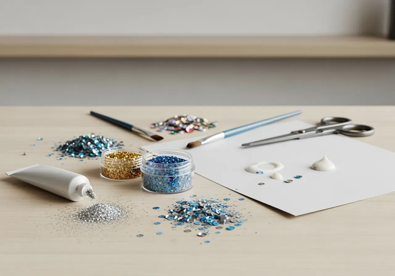 Glitter och paljetter för nybörjare