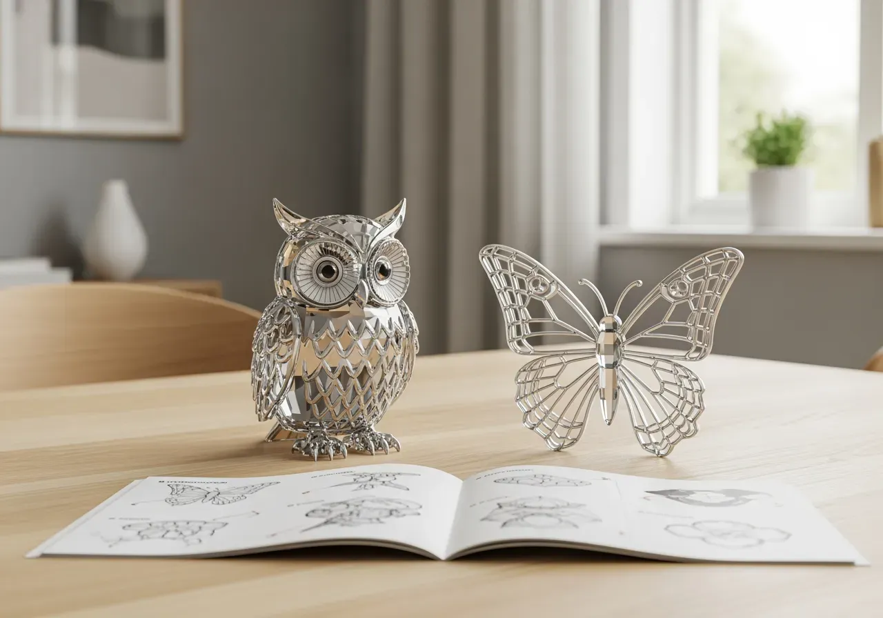 Kristallpussel uggla fjäril guide