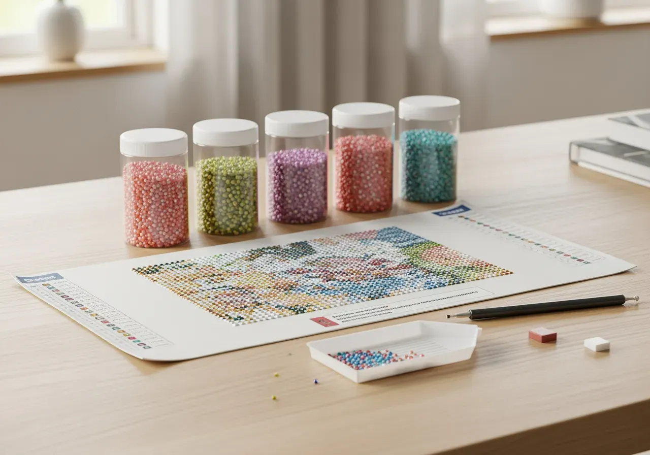 Målarset och diamantkonst för nybörjare