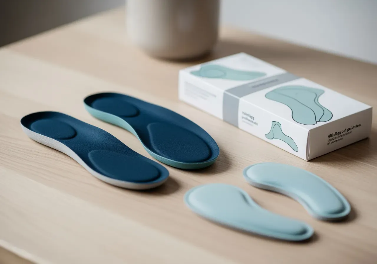 Hälinlägg och gelkuddar vid hälsmärta