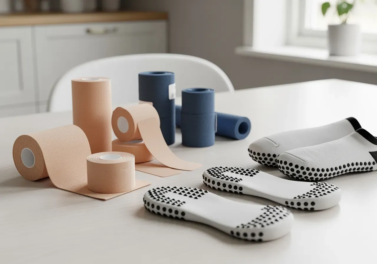 Stabila bandage och halksockor guide