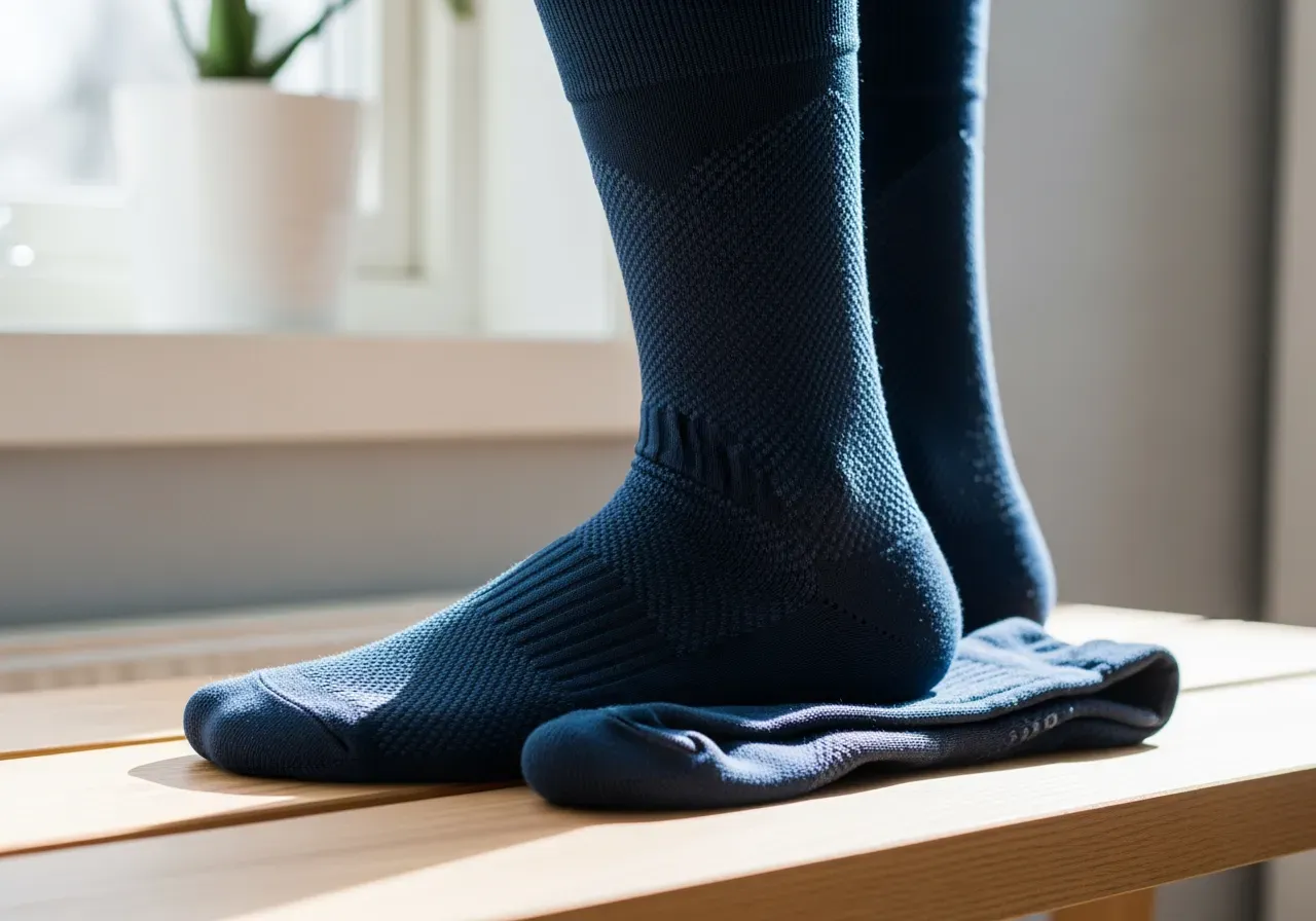 Stödstrumpor för träning och återhämtning