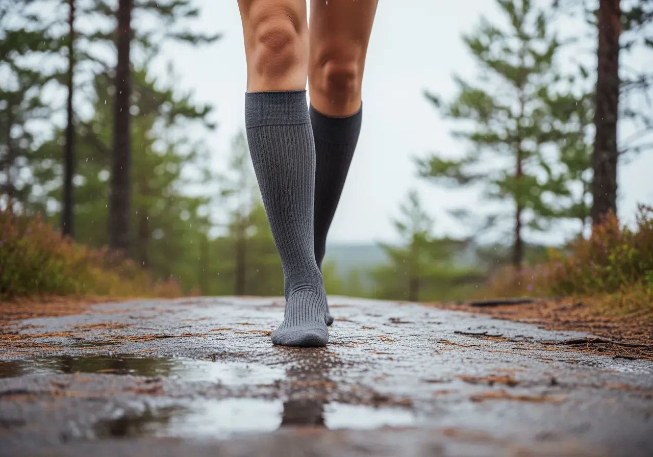 Stödstrumpor för träning i rörelse