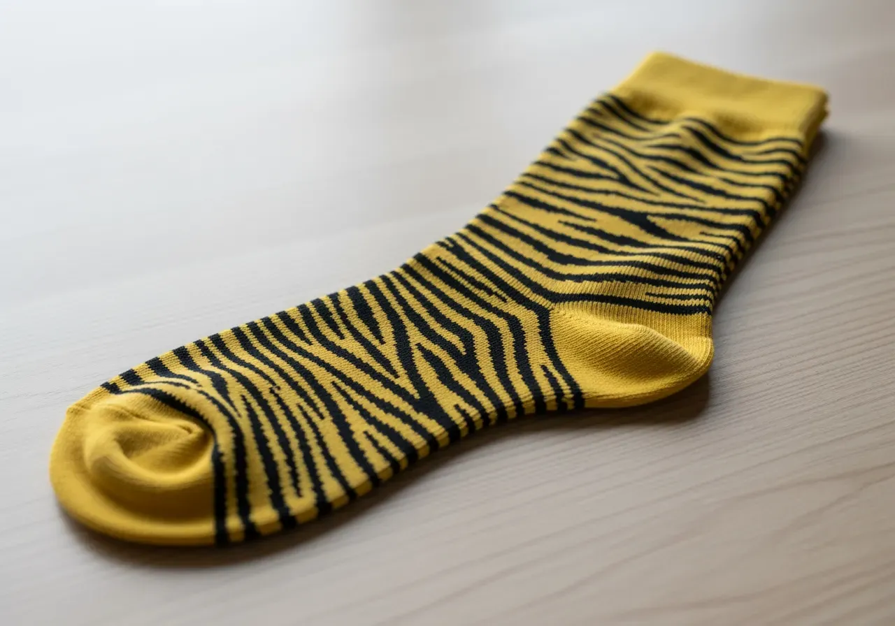 Stödstrumpor med djurmotiv zebra hund