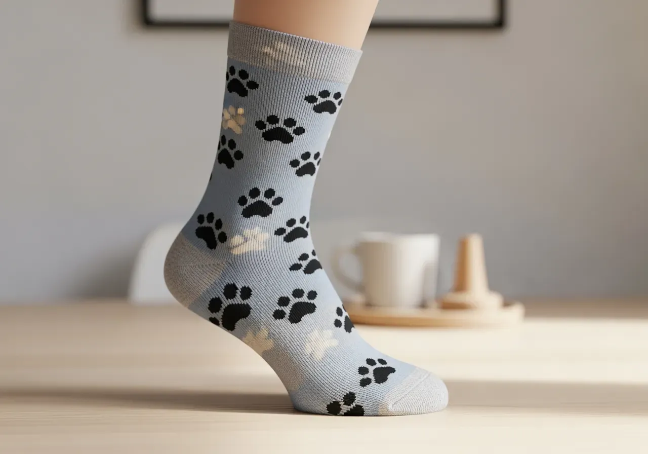 Stödstrumpor med tassar apa harts